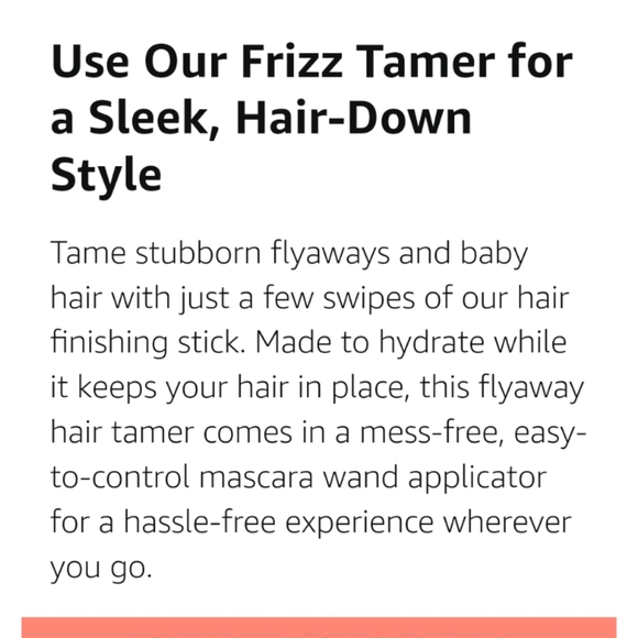 Quick slick flyaway hair stick Light Peach new INH - Picture 6 of 11